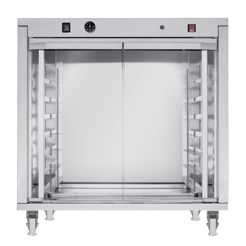 Tekerlekli Mayalandırma Kabini 8 Tepsili