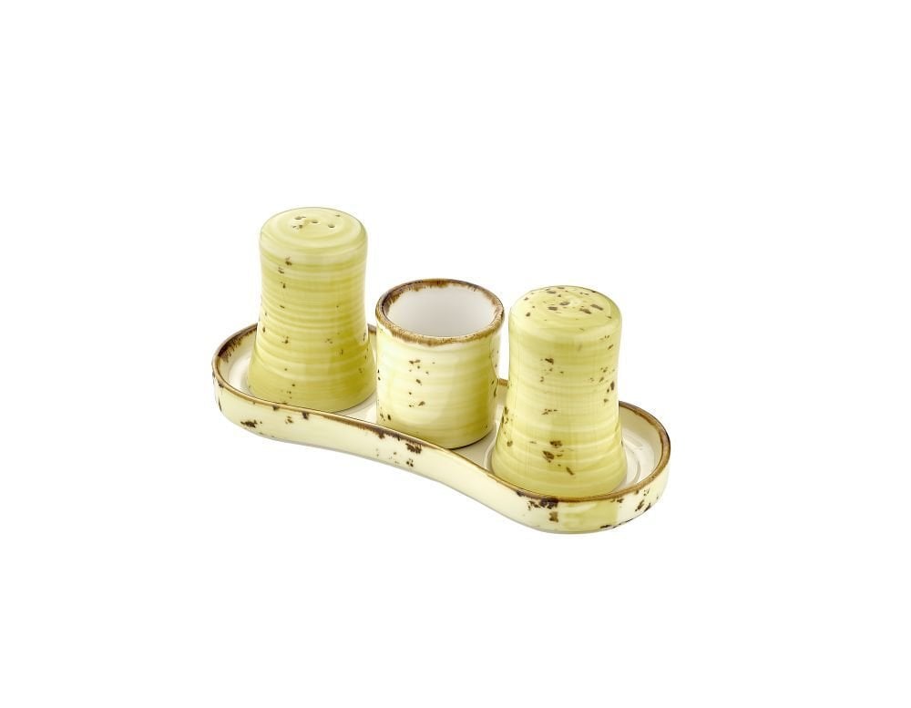 By Bone Sun Gastro Tuzluk Biberlik Kürdanlık Seti