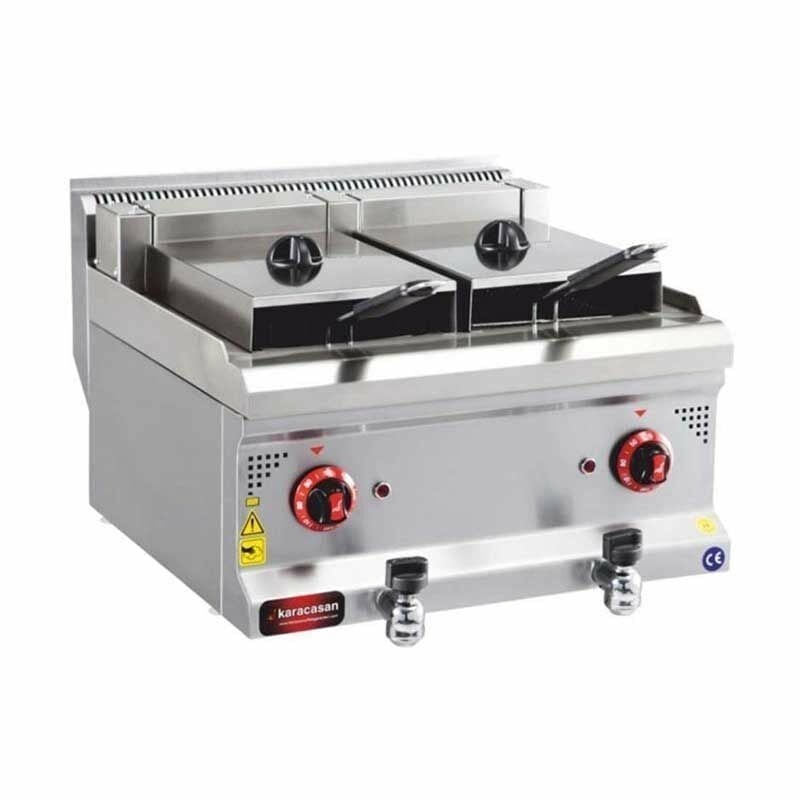 Karacasan Doğalgazlı Fritöz 8+8 Litre