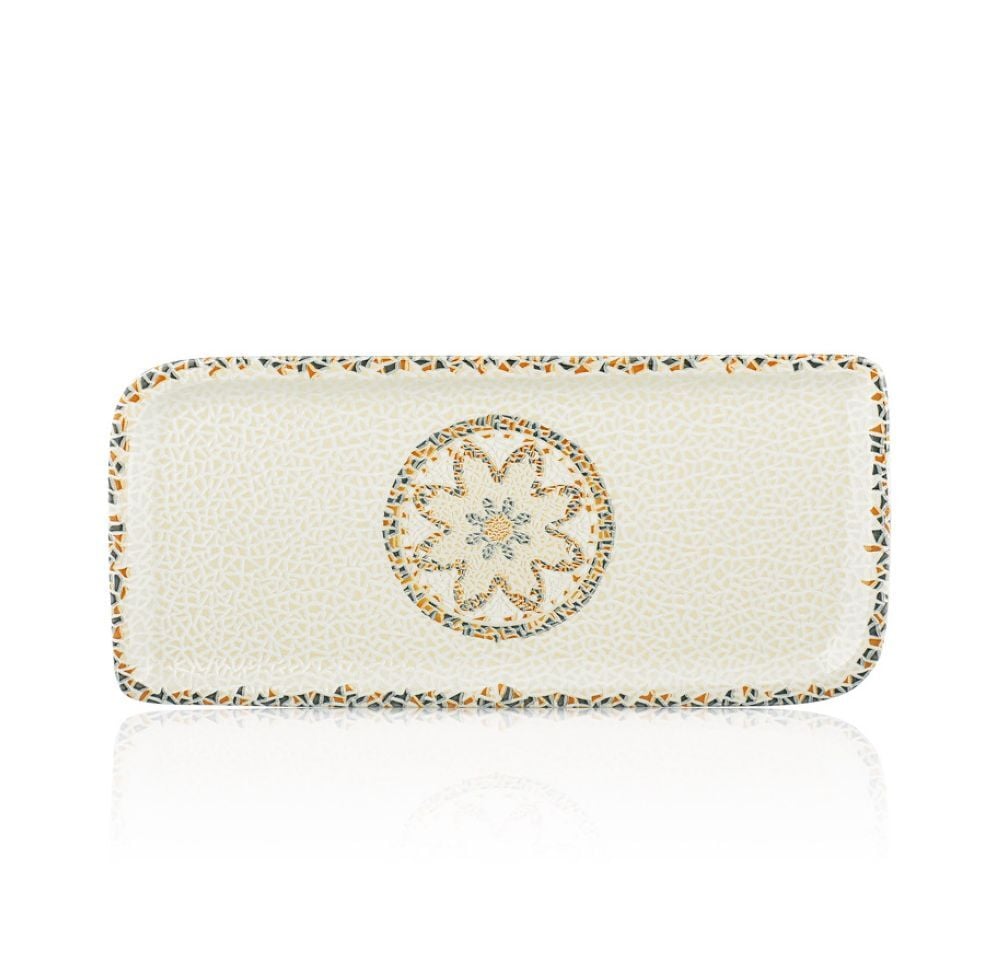 By Bone  Tessera Arel  Dikdörtgen Tabak 28 Cm