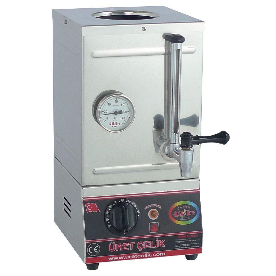 Üret Çelik 15’lik Pleytsiz Kahveci Kazanı - 12 Litre
