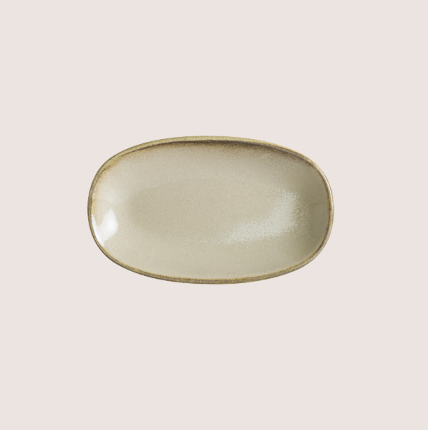 Sand Gourmet Oval Kayık Tabak 24*14 Cm