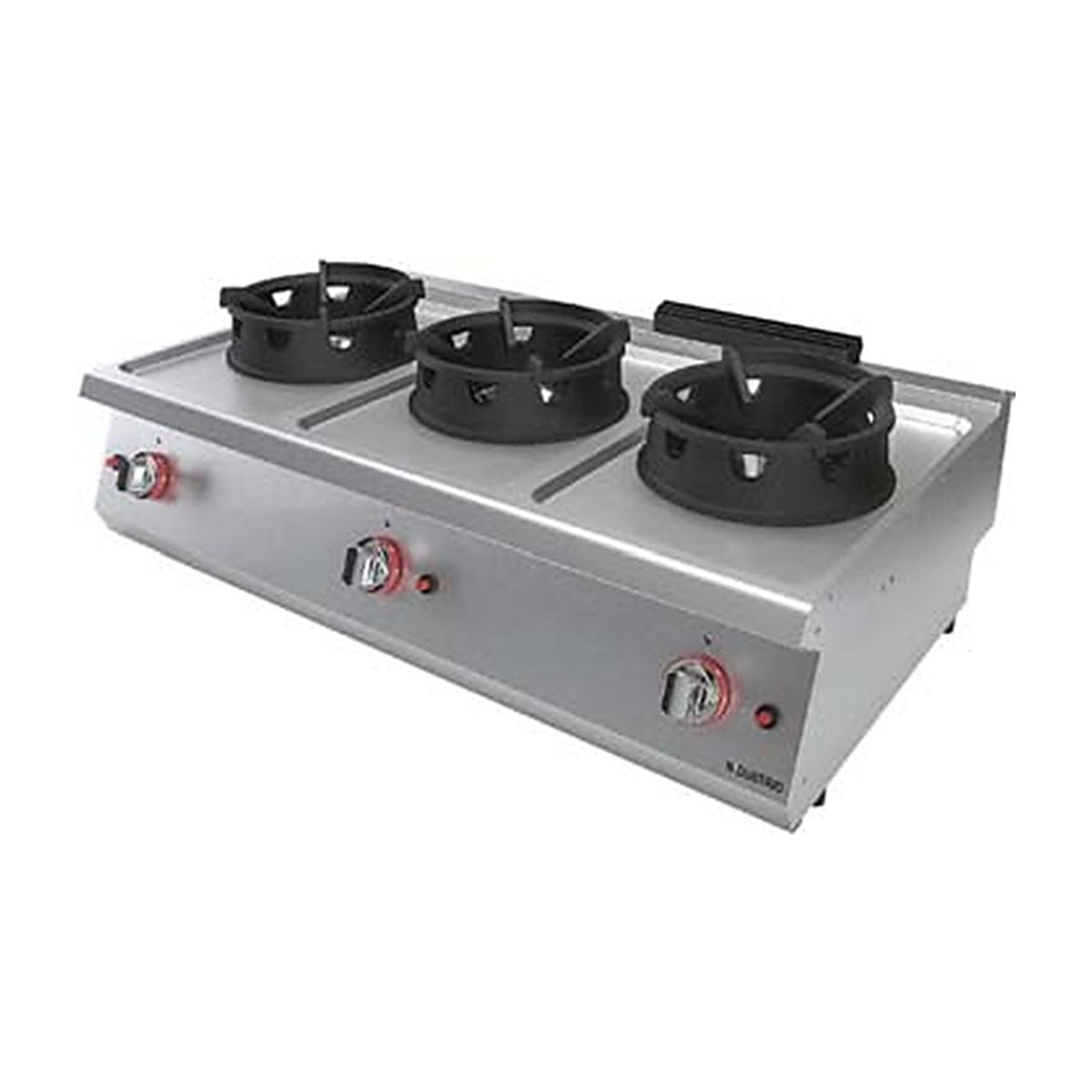 Üç Brülörlü Gazlı Wok Ocak