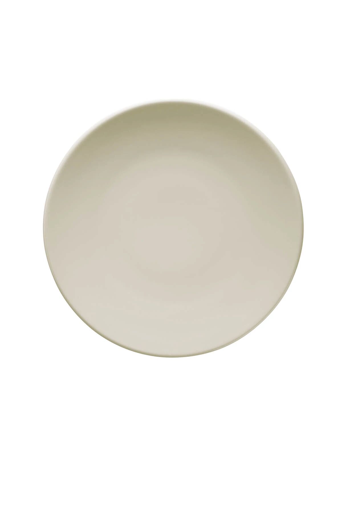 Bone Teos Dekorsuz Düz Tabak 21 Cm