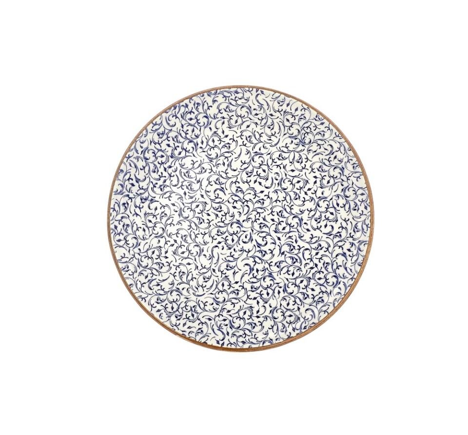 Edera Zest Düz Tabak 25 Cm