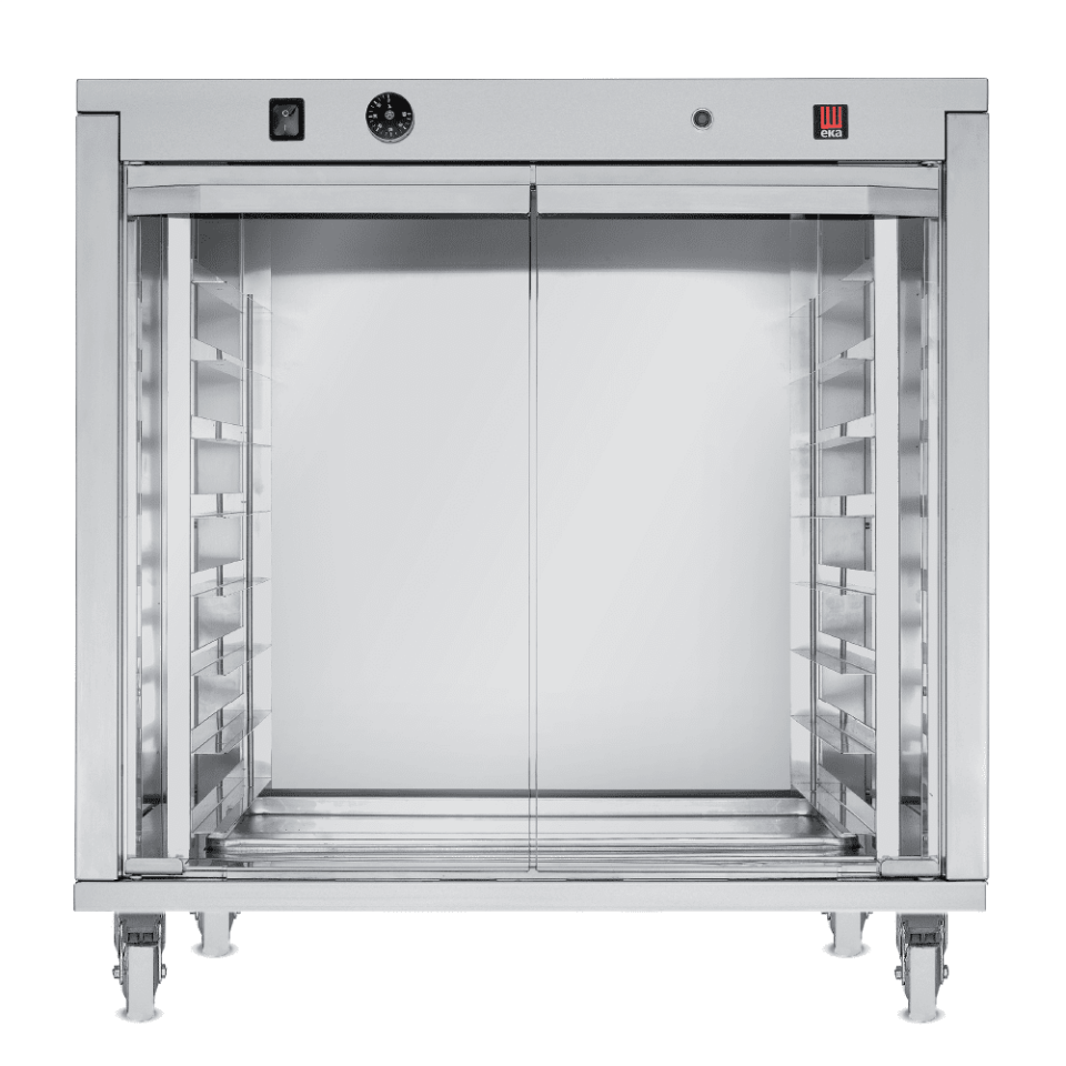 Tekerlekli Mayalandırma Kabini 8 Tepsili