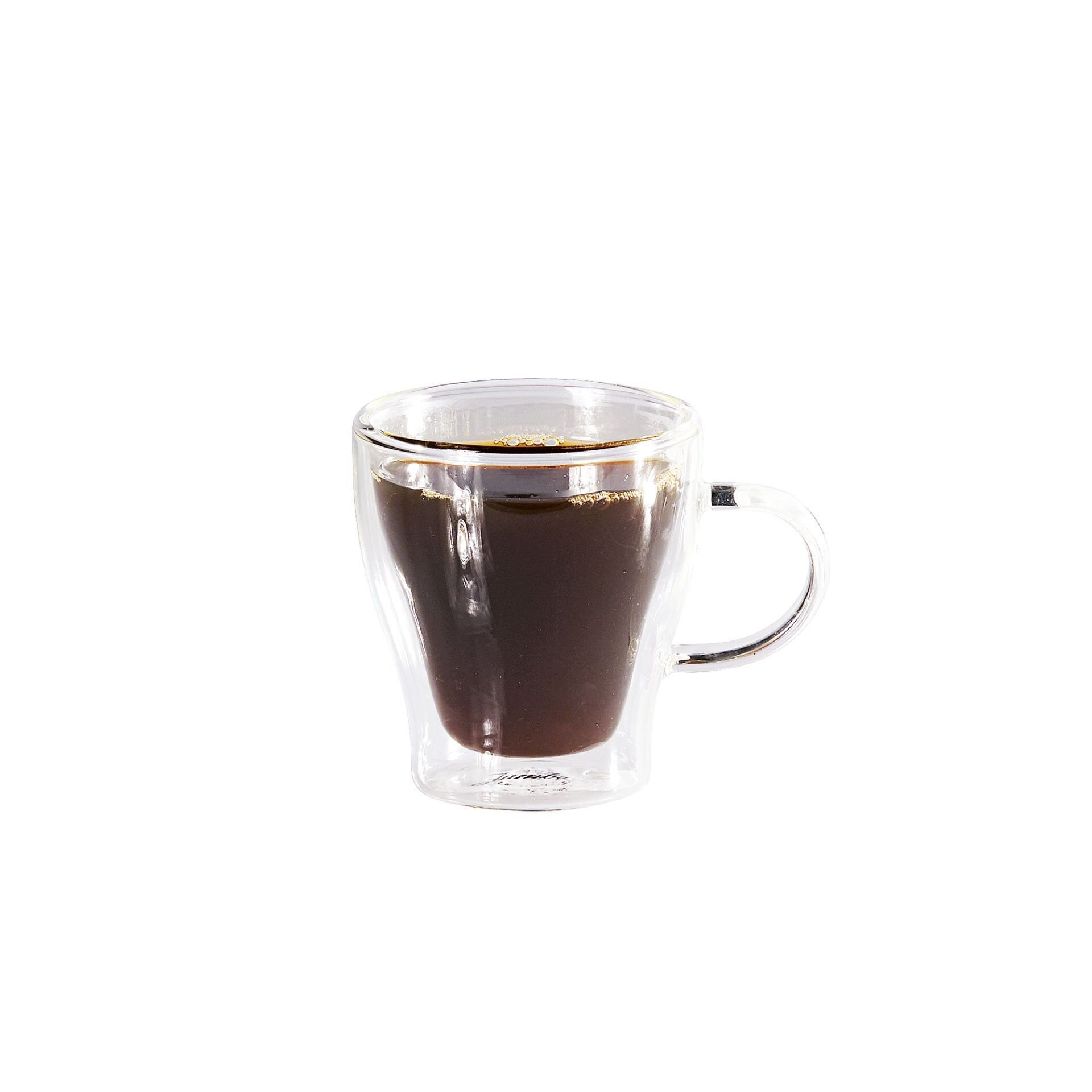 Çift Cidarlı Kulplu Espresso Bardağı 80 CC (6 Adet)