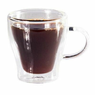 Çift Cidarlı Kulplu Bardak 250 CC (6 Adet)