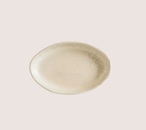 Sahara Cresta Oval Tabak 15*10 Cm