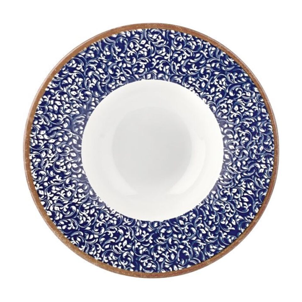 Edera Cobalt Gastro Çukur Tabak 25 Cm 400 CC