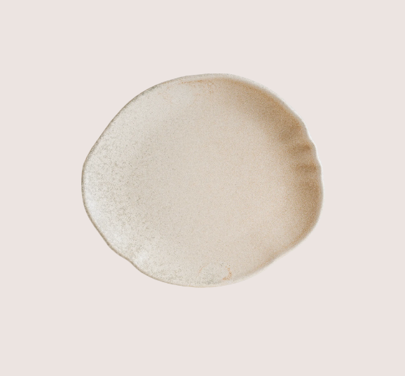 Sahara Tone Oval Tabak 15 Cm