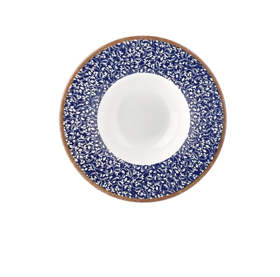 By Bone  Edera Cobalt Gastro Çukur Tabak 28 Cm