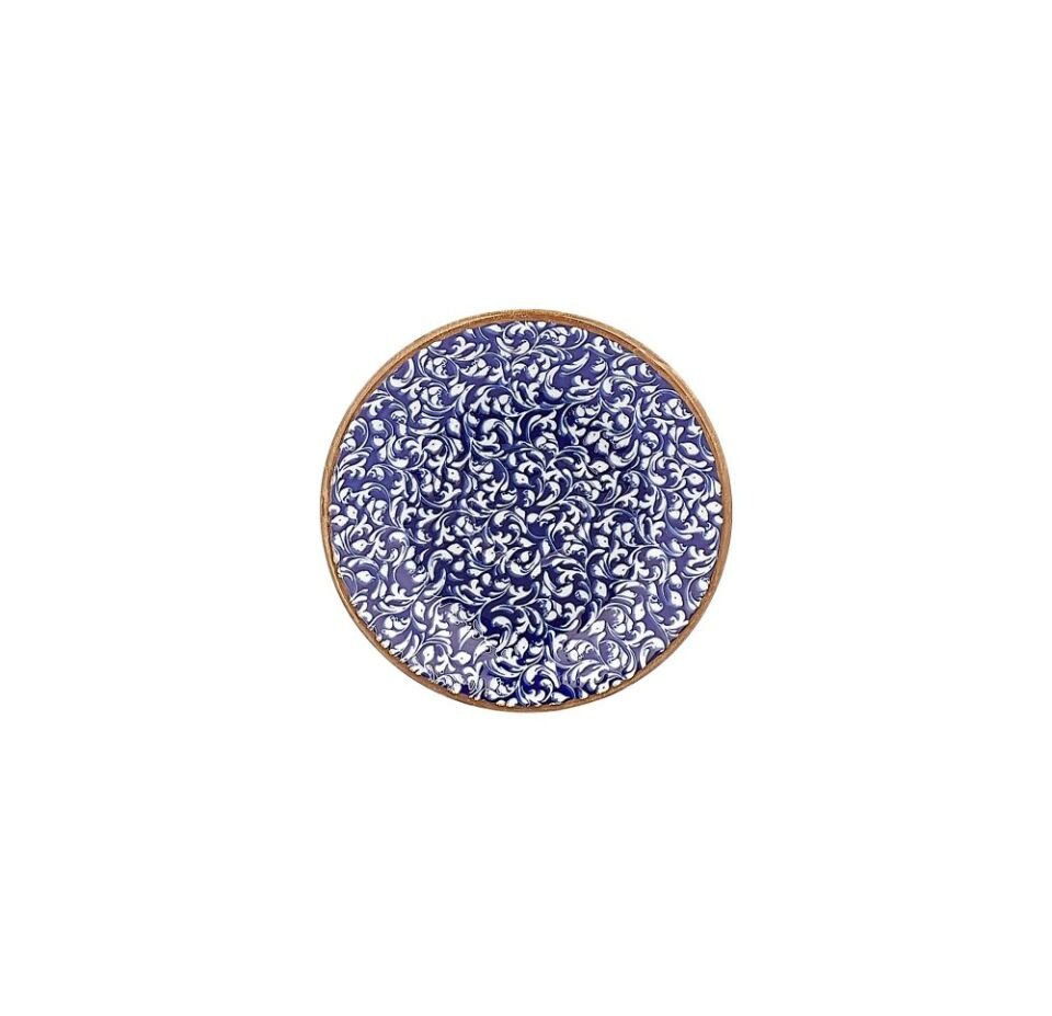 By Bone  Edera Cobalt Zest Kahve Fincan Tabağı 12 Cm