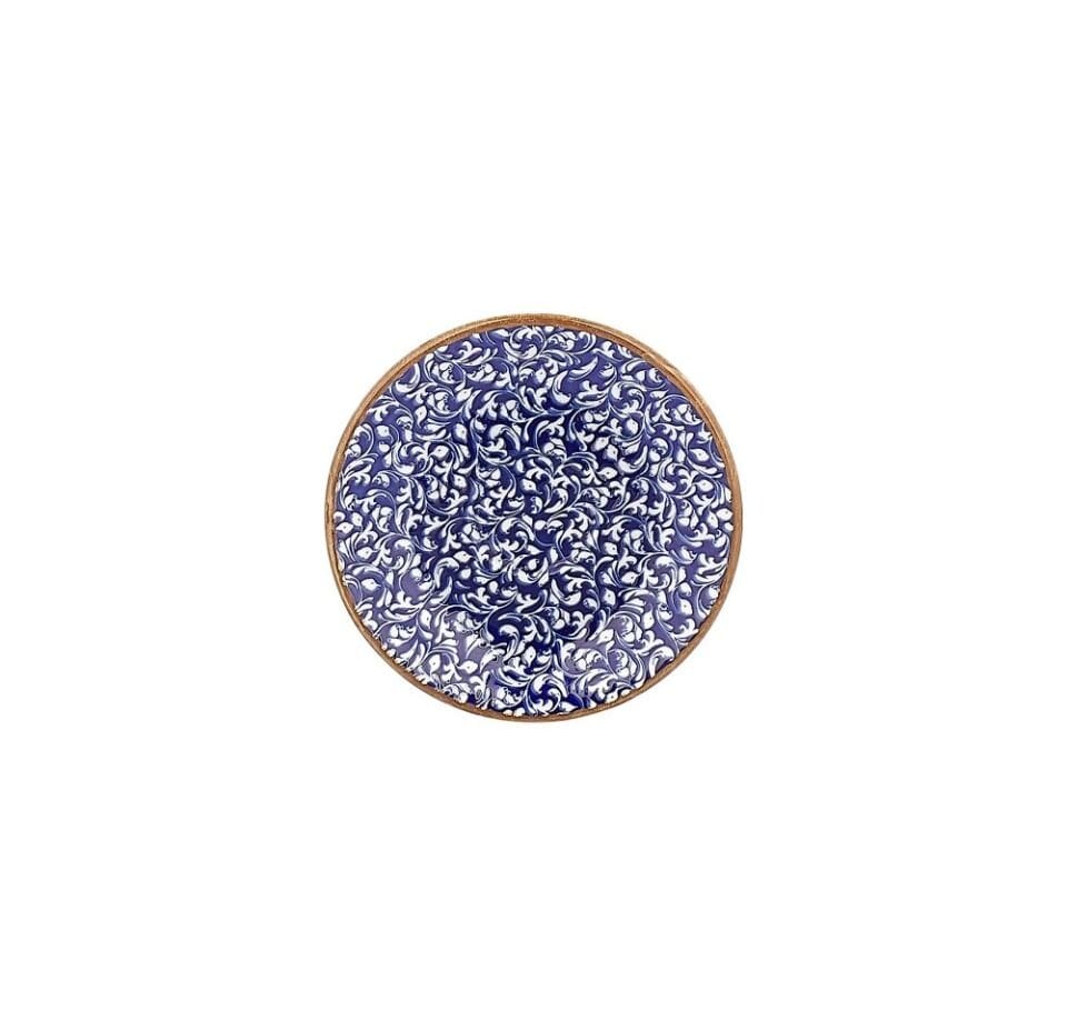 By Bone  Edera Cobalt Zest Kahve Fincan Tabağı 12 Cm
