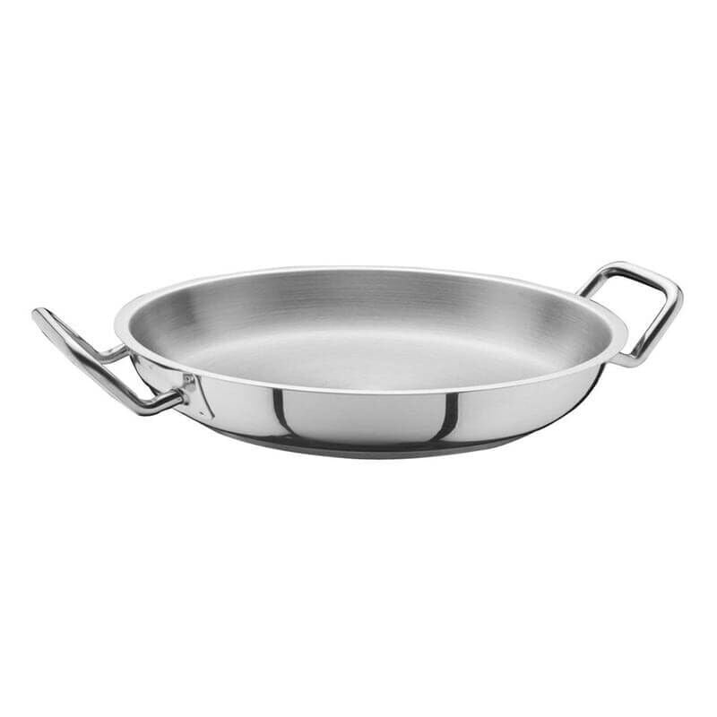 Öztiryakiler İndüksiyon Uyumlu, Parlak, Çift Saplı Tava 32*6 Cm