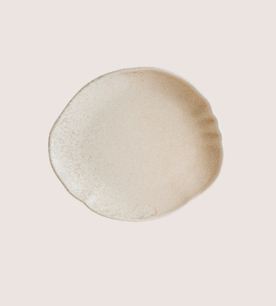 Sahara Tone Oval Tabak 24 Cm
