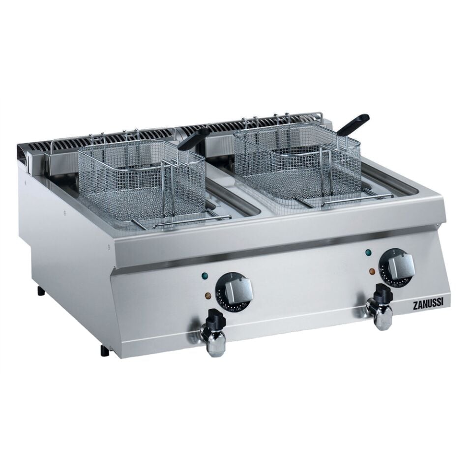 Zanussi Elektrikli Fritöz 12+12 Litre