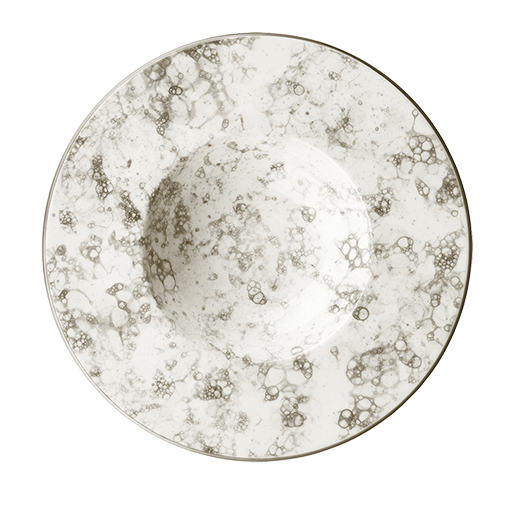 Rocks Brown Banquet Çukur Tabak 28 Cm