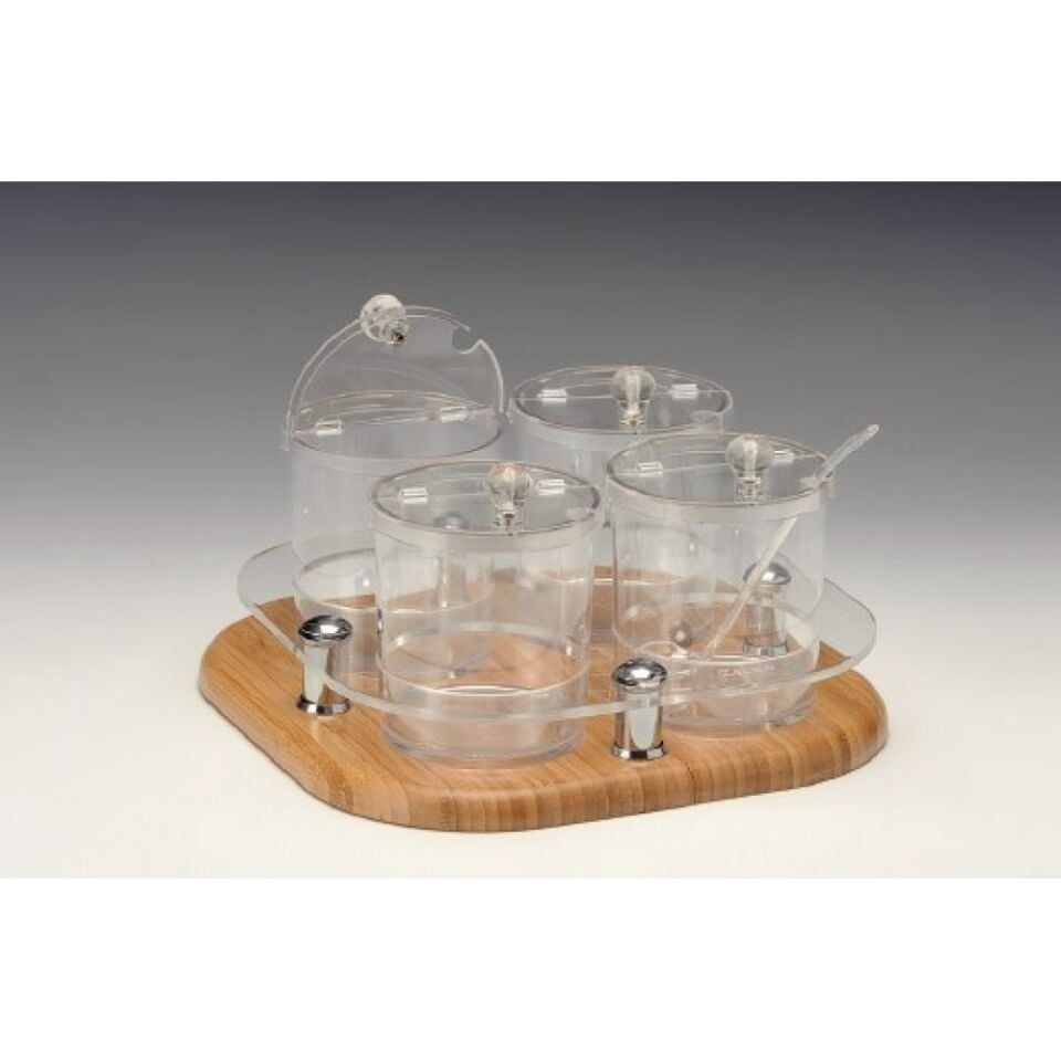 Ahşap Standlı Sosluk ve Reçellik