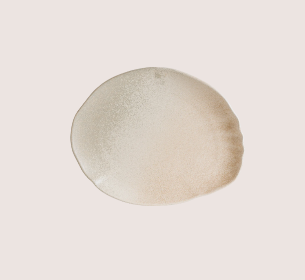 Sahara Tone Oval Tabak 36 Cm