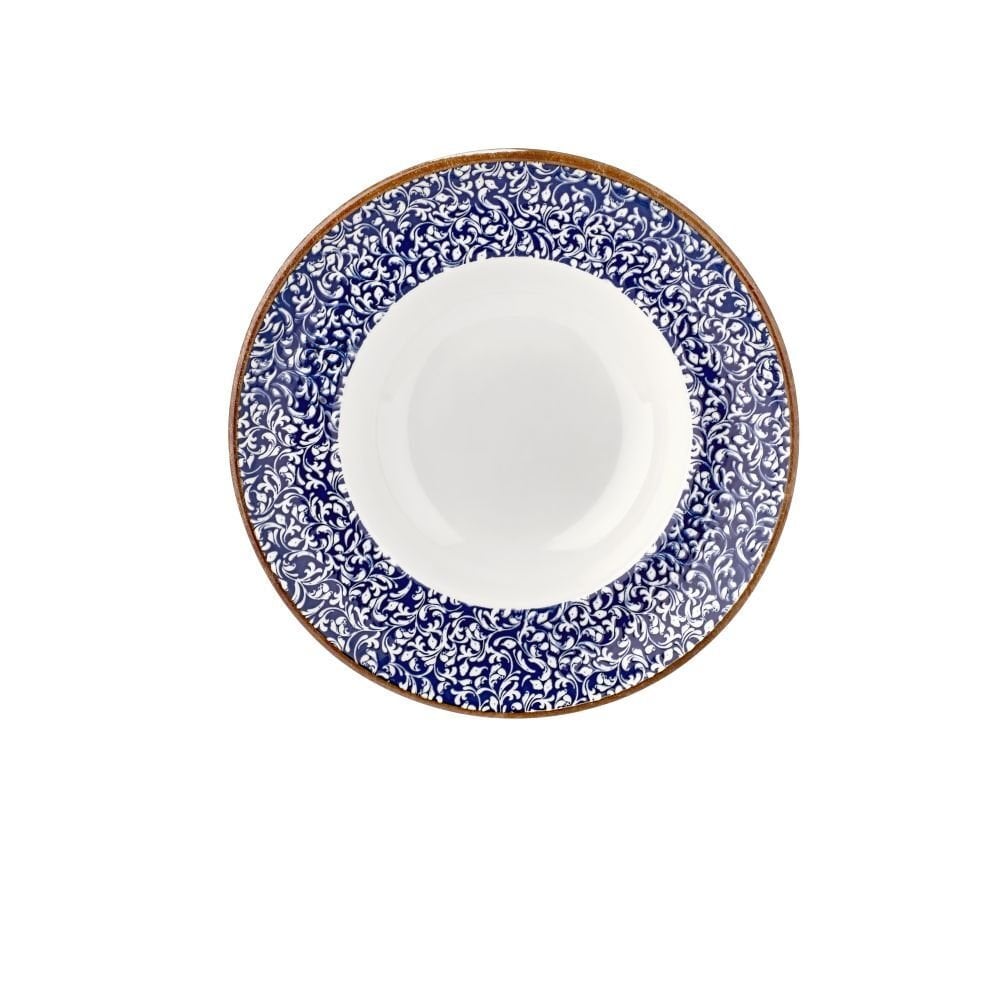 By Bone  Edera Cobalt Zest Çukur Makarna Tabağı 27 Cm