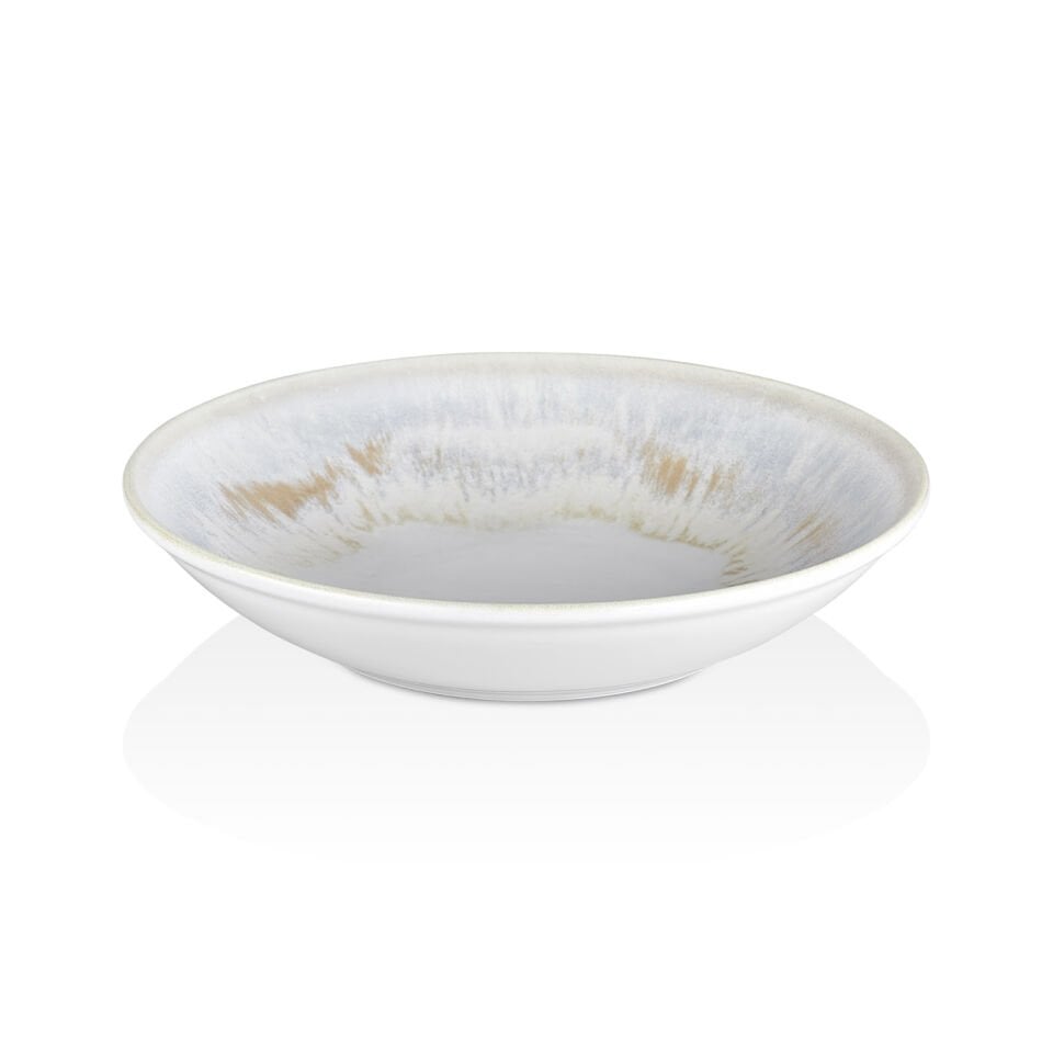 By Bone  Beyaz Flavor Çukur Tabak 21 Cm