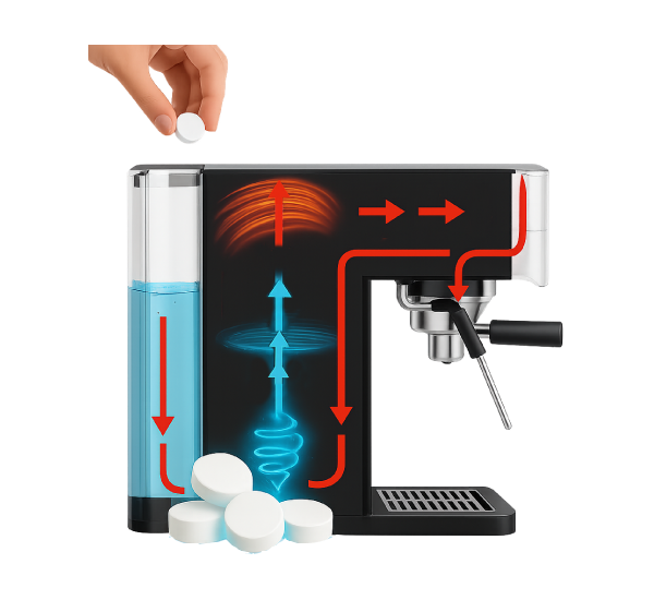 Profesyonel Kahve Makinesi Temizleme Tableti