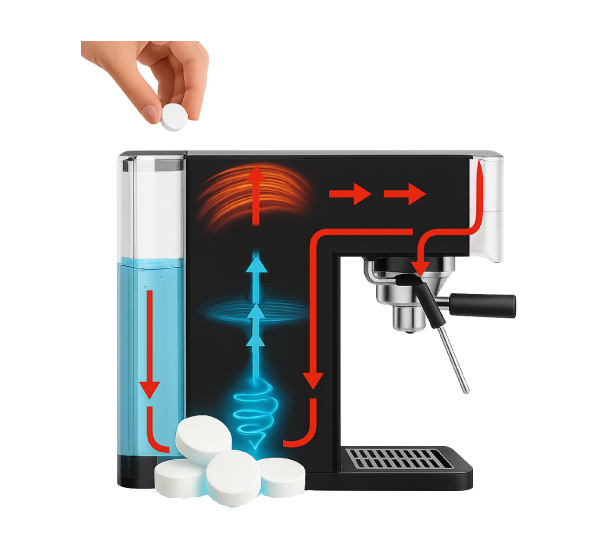 Profesyonel Kahve Makinesi Temizleme Tableti