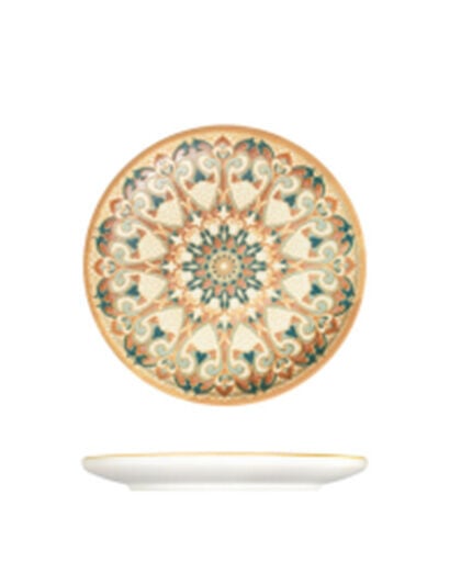 Qasbah Tima Düz Tabak 16 cm