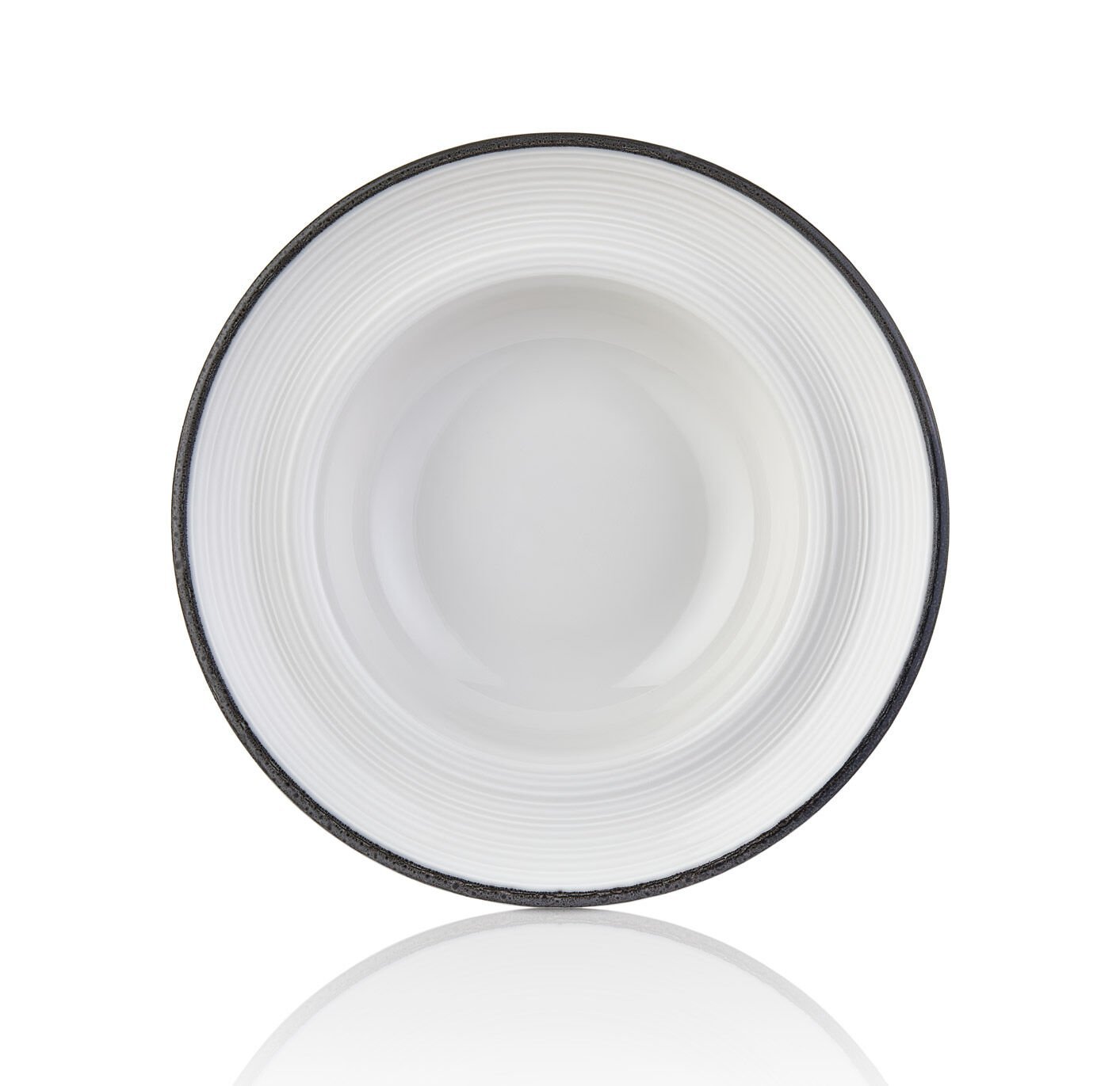 By Bone  Beyaz Flavor Çukur Tabak 25 Cm