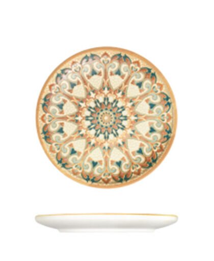 Qasbah Tima Düz Tabak 21 cm
