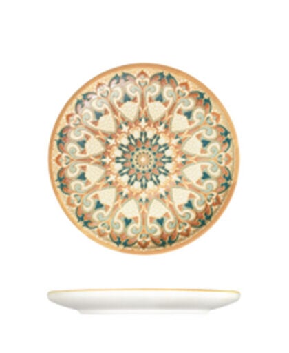Qasbah Tima Düz Tabak 21 cm