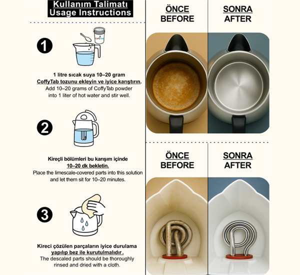 Kireç Temizleme Tozu