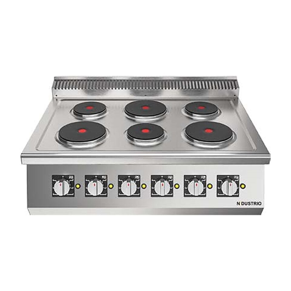 Altı Yuvarlak Pleytli Elektrikli Ocak