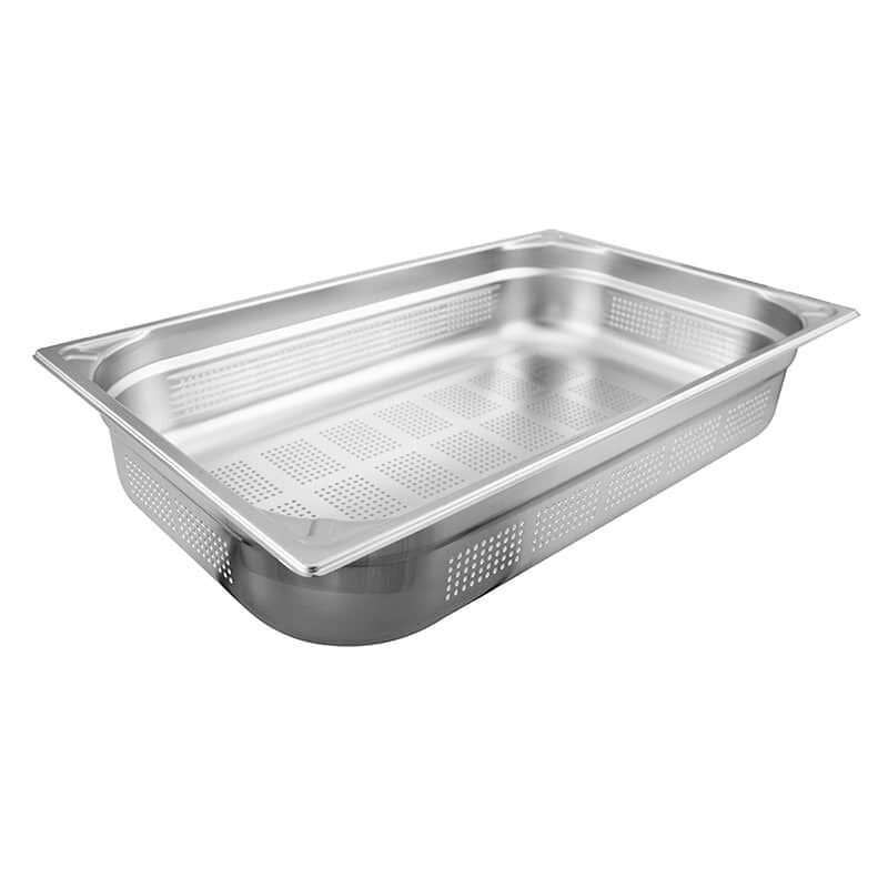 Öztiryakiler Köşeli, Delikli Gastronom Küvet GNP 1/1 -100 MM