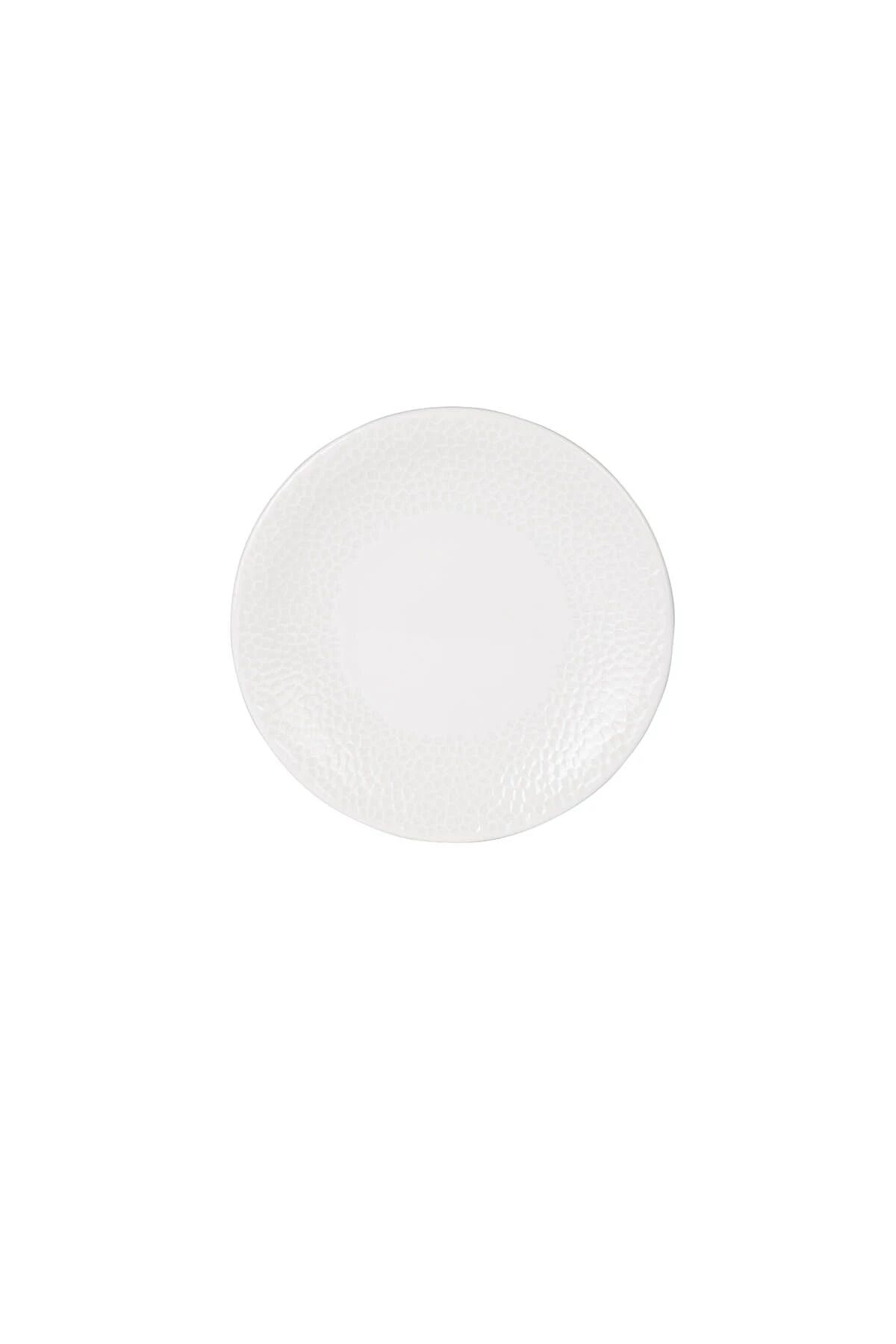 Bone Wellington Dekorsuz Düz Tabak 19 Cm