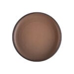 Taupe Celesta Düz Tabak 22 cm