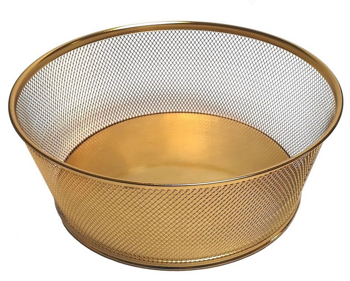 Tel Sepet 19 Cm Altın (5 Adet)