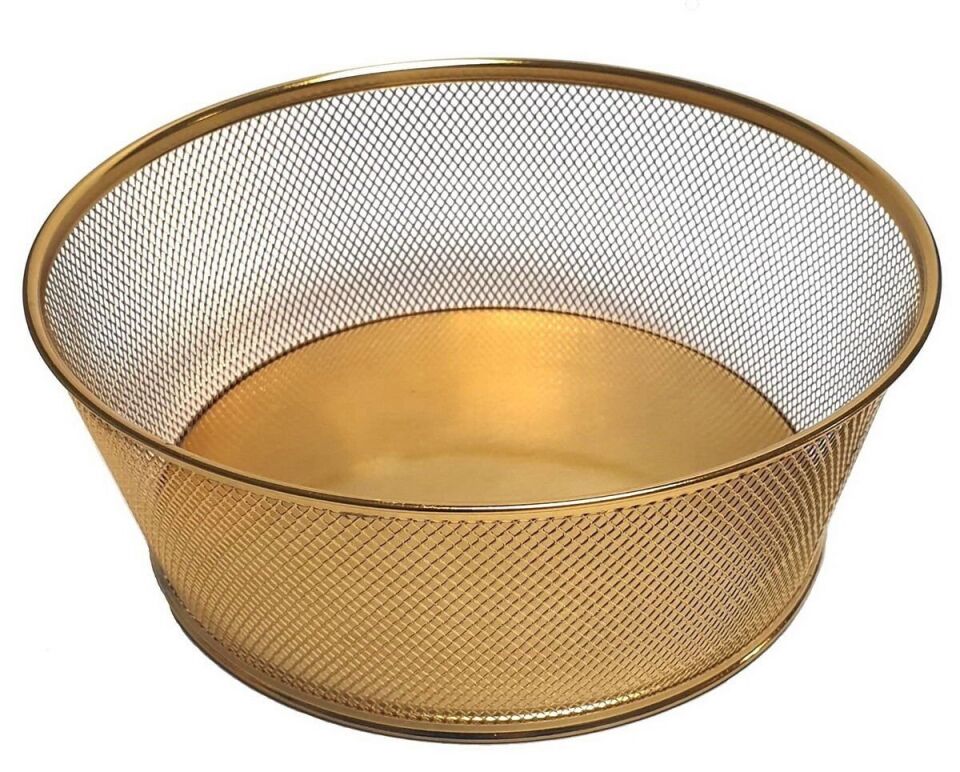 Tel Sepet 19 Cm Altın (5 Adet)