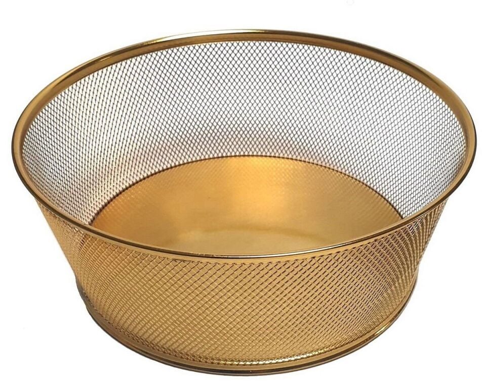 Tel Sepet 19 Cm Altın (5 Adet)