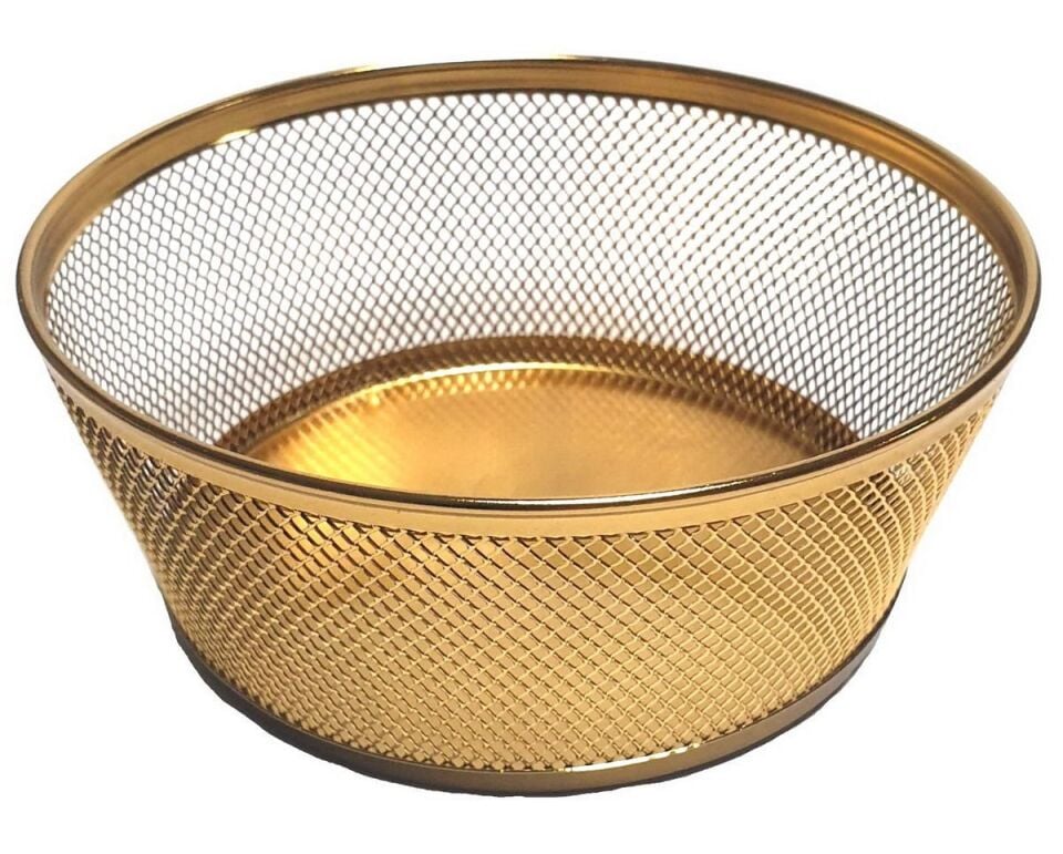 Tel Sepet 24 Cm Altın (5 Adet)