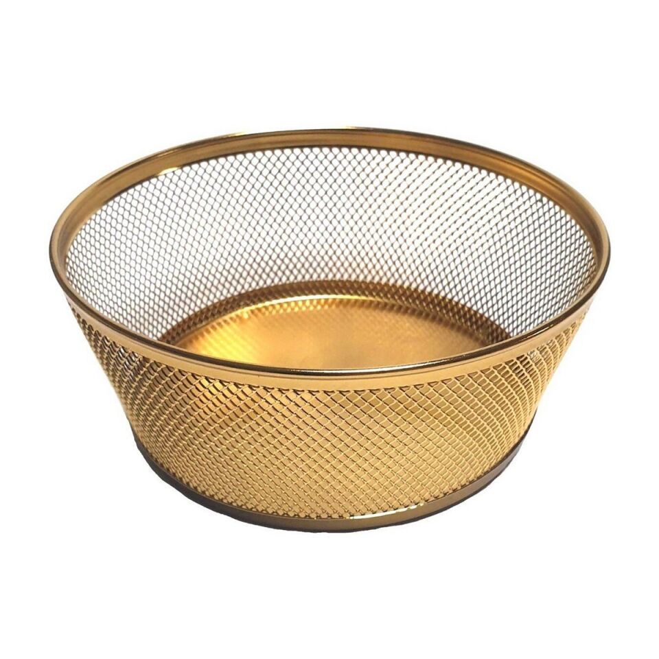 Tel Sepet 24 Cm Altın (5 Adet)