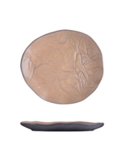 Taupe Sonnet Düz Tabak 15 cm