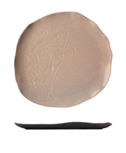 Taupe Sonnet Düz Tabak 29 cm