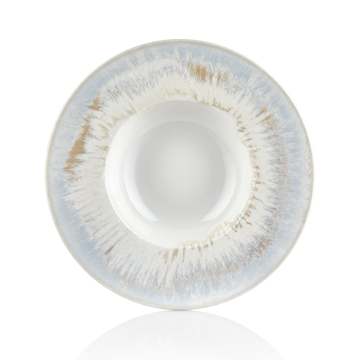 By Bone  Beyaz Gastro Çukur Tabak 28 Cm