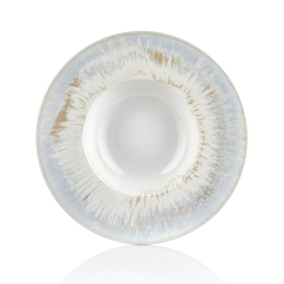 By Bone  Beyaz Gastro Çukur Tabak 28 Cm