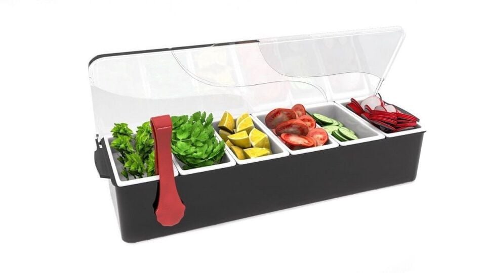 Bar Konteyner 6 Bölmeli