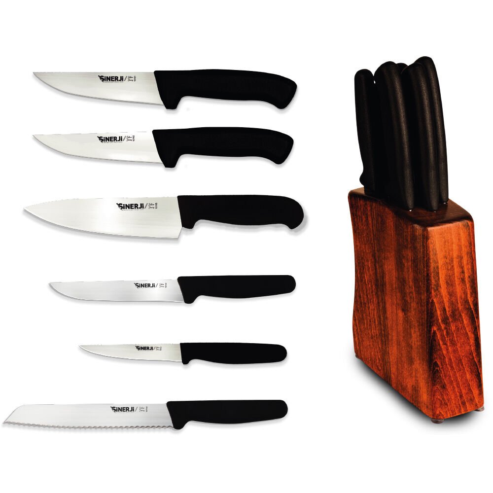 Silver Bloklu Bıçak Seti 6+1