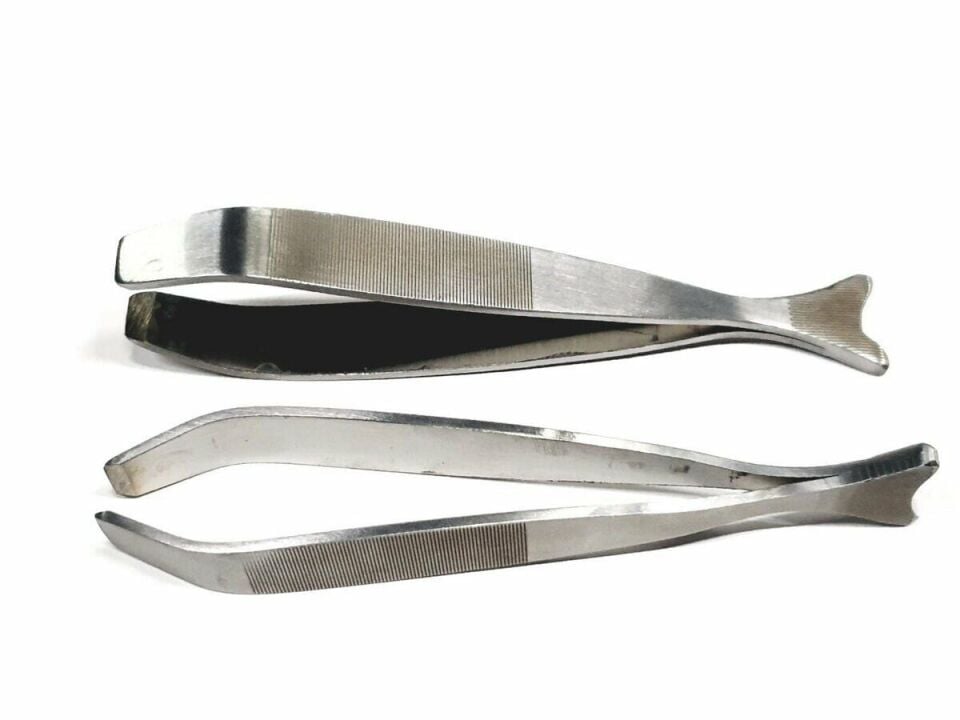 Paslanmaz Balık Kılçık Cımbız (2 Adet)