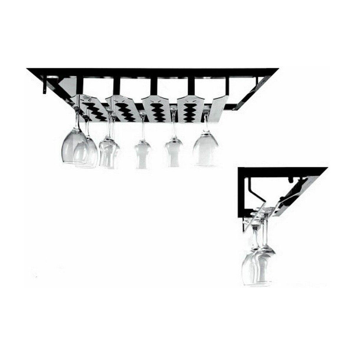 Krom Ayaklı Bardak Askı 50*50 Cm